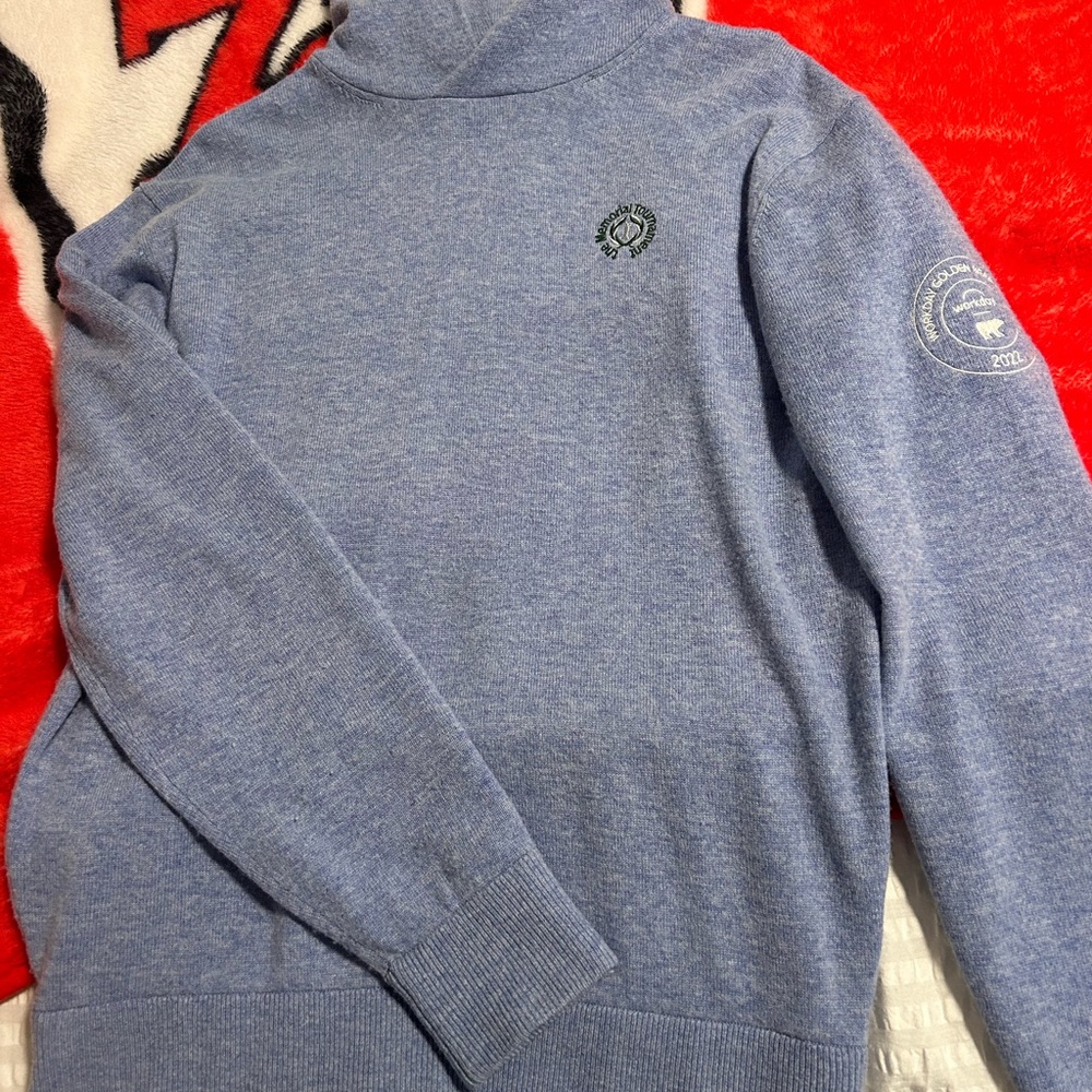 Men's Blue Sweater cashmere greyson